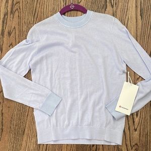 Lululemon silk crewneck sweater